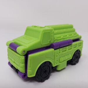 Auby Flip Truck Purple Green Vehicle 2-in-1 Plastic Toy